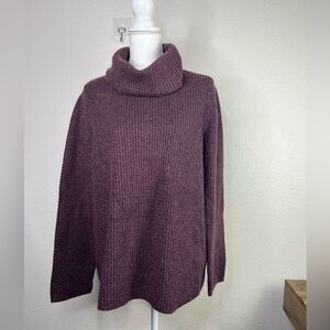 Linden Hill lilac/ mauve Mohair cowels neck sweater